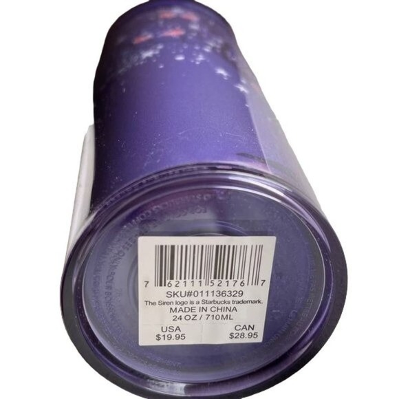 STARBUCKS Fall Cup Glow In Dark Tree spooky Eyes Venti Tumbler 24 oz 2022 Gift - Picture 7 of 14